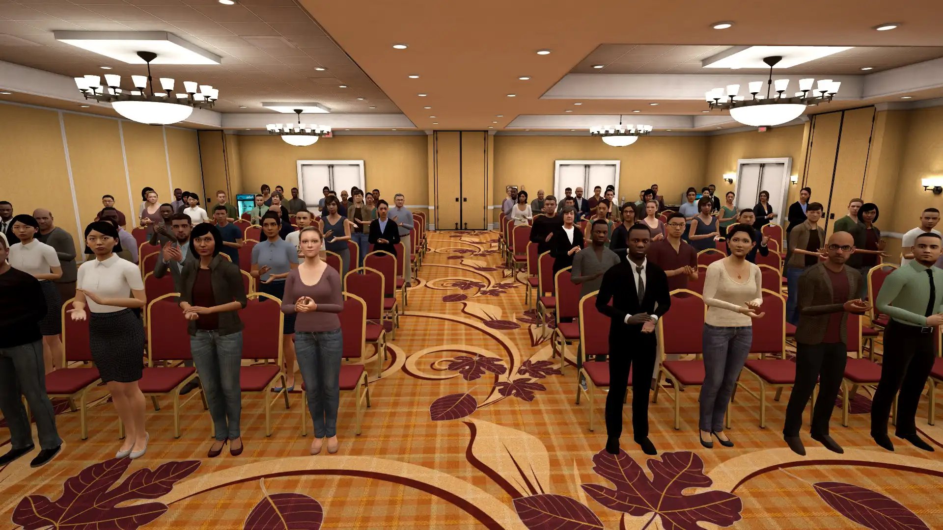 Audience Ovation simulation by Ovation VR
