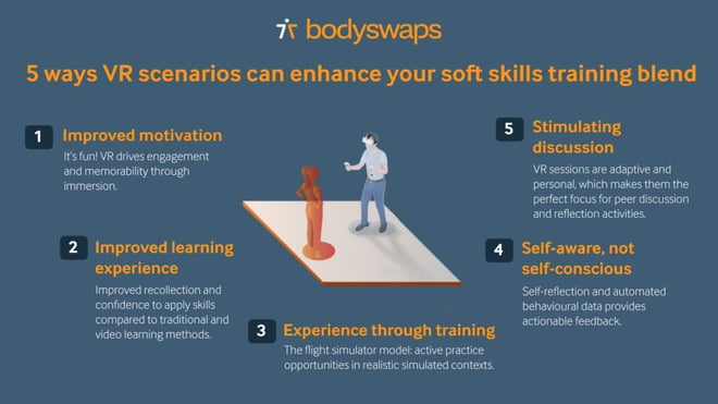 Five ways VR scenarios can enhance your soft skills training blend