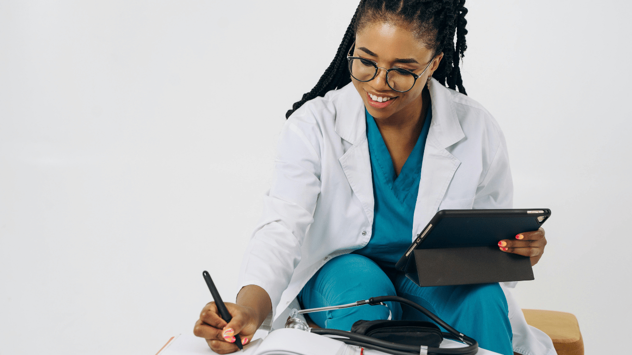 Female trainee doctor