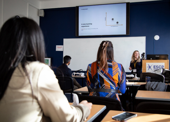 Students in a classroom