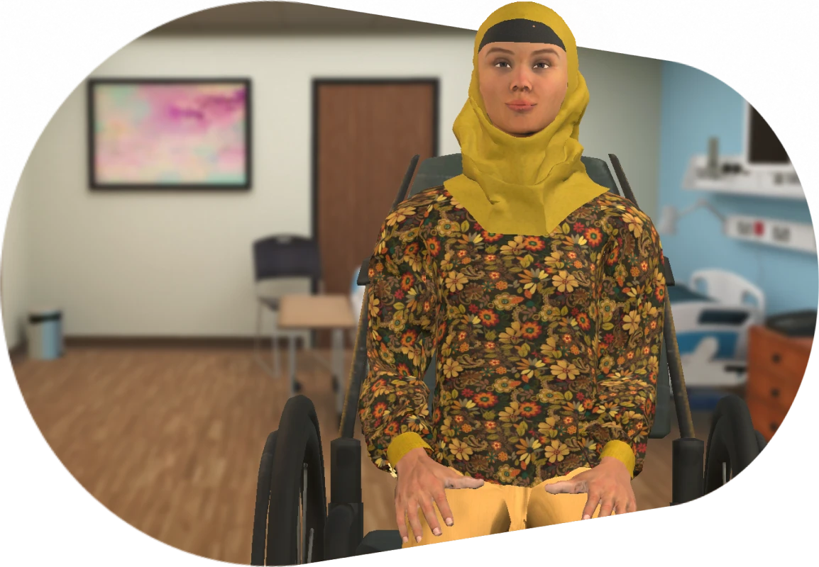 Communicating in a Person-Centred Way_ Getting to know each individual _ Ameera _ Hospital room