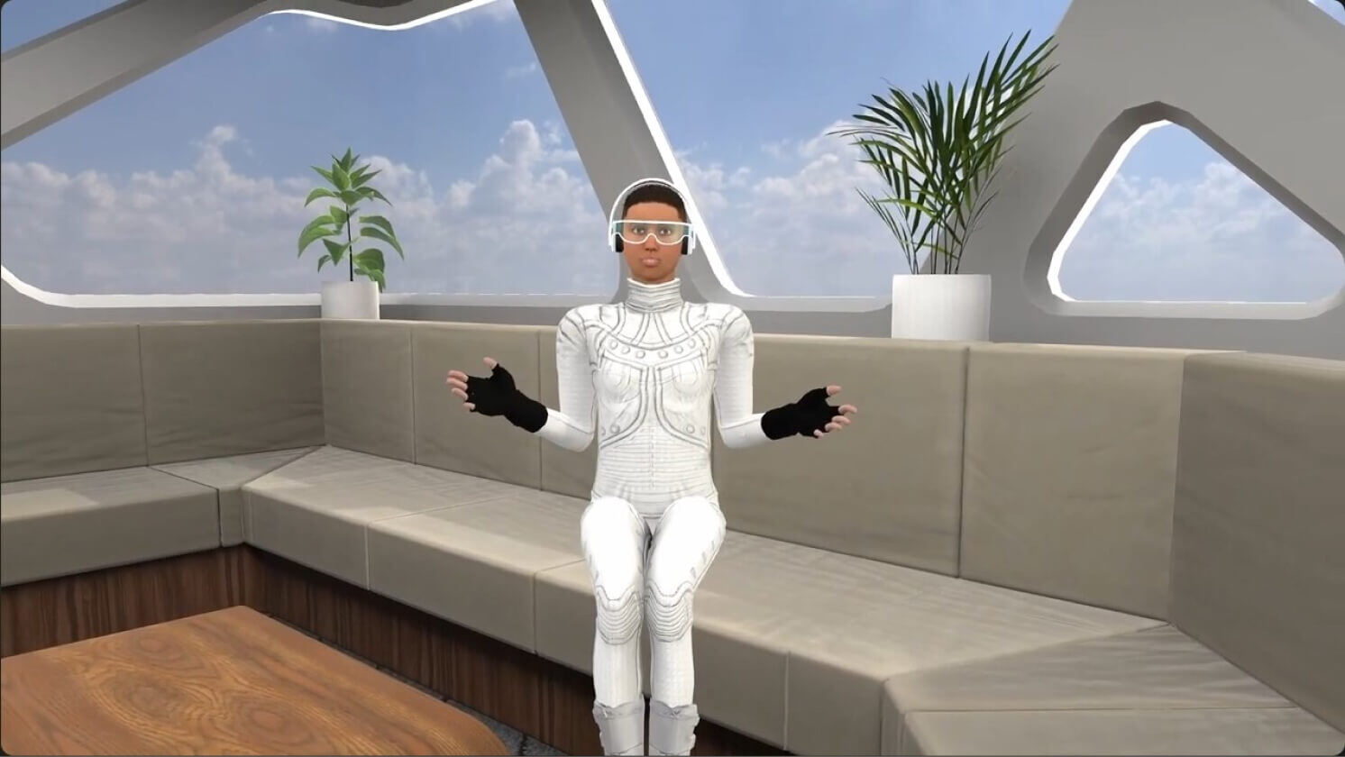 Image of futuristic avatar 